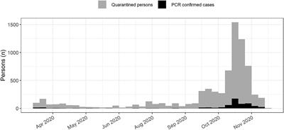 SARS-CoV-2 infection dynamics in the tourism season 2020 in North Frisia, Germany